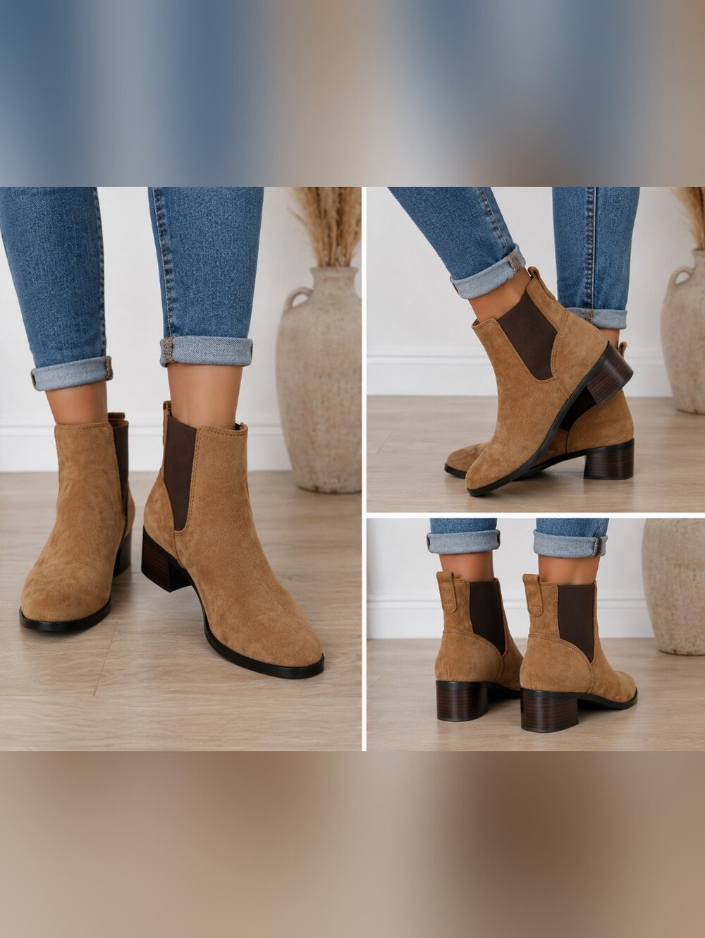 J.Crew CC117 Suede Chelsea Ankle Boots Rich Coffee Tan Size 7.5 NIB $188